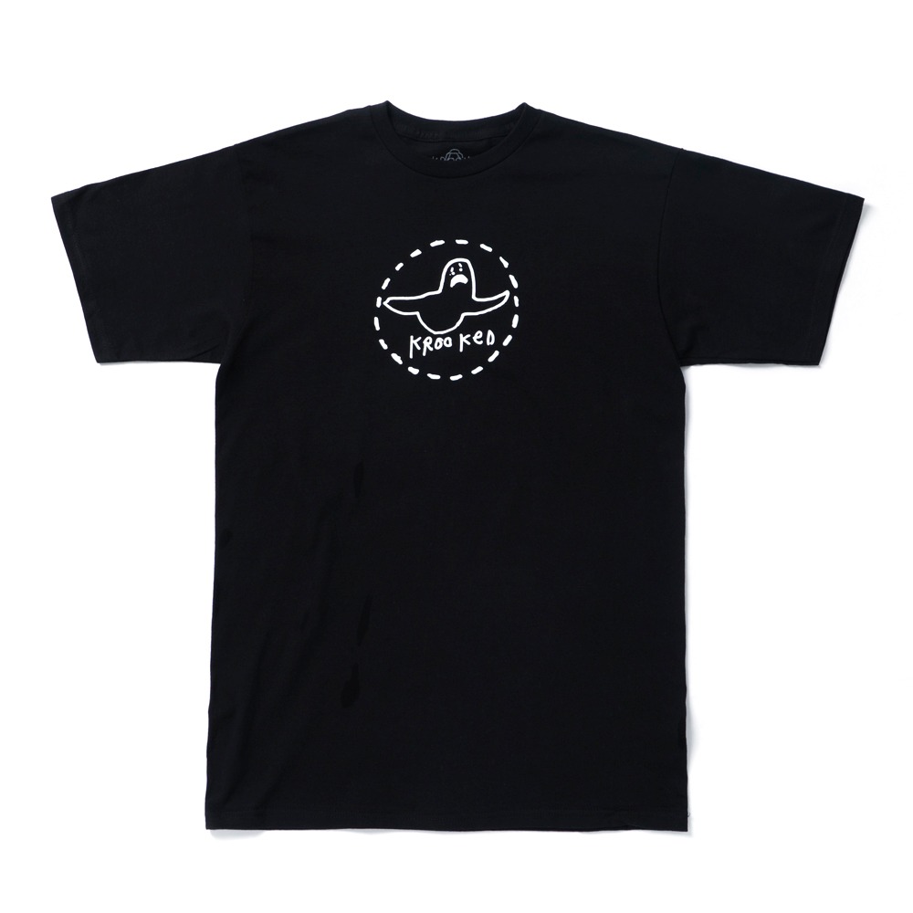 [크루키드] TRINITY S/S T-Shirt - BLACK/WHITE 51023504