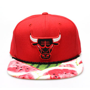 [앤드 스틸] Chicago Bulls Watermelon brim Snapback Hat